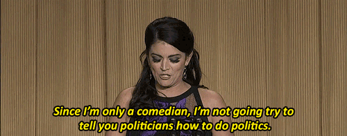 niveaserrao:  Cecily Strong killing it at the White House Correspondents’ Dinner.