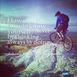 Always by DOING, not only by THINKING   #quotes