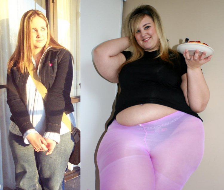 aguywholikesfatgirls:  From skinny to sexy goddessâ€¦ 