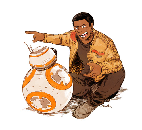 bassfanimation:devilbetty:shoujo-addict:フォースの覚醒まとめHead canon: Ben built BB8 and Poe takes care of th