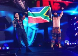 moxley-master:  Roman and Braun after Raw in South Africa!!!