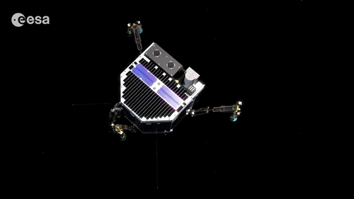 spaceplasma:The Philae lander has separated from the Rosetta orbiter, and is now on its way to becom