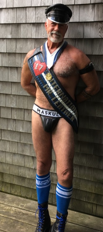 mrgnileather2016:Nice being in you Ptown. Till next time. ❤️ Hot Leather Daddy Ralph.. Woooof.. 