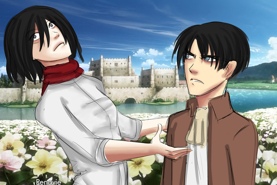 renavieart:  “The Ackertalk”Draw your OTP meme 