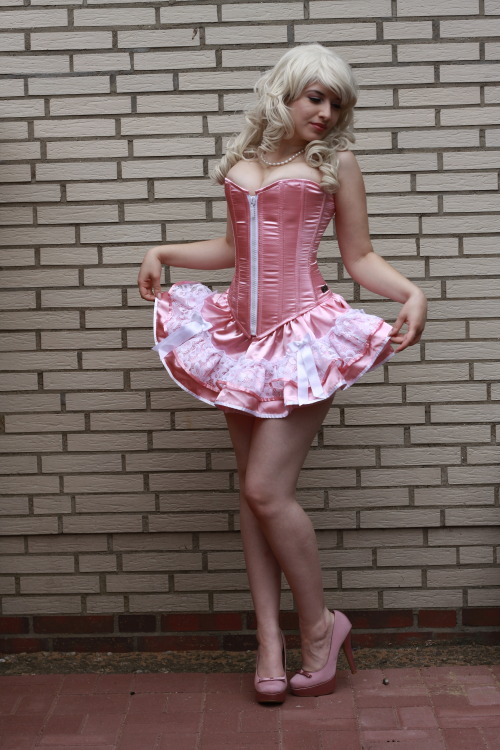 babette-ts: Pink Satin Bimbo