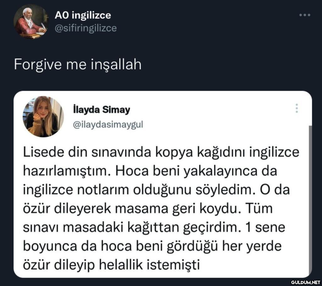 AO ingilizce...