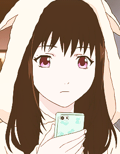nannaseharu:Hiyori in her cute hoodie~(●´∀｀●)