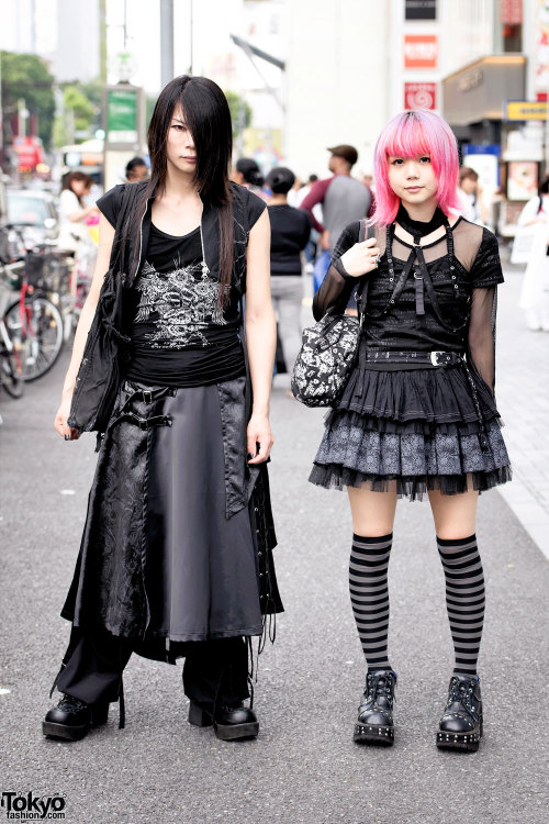 Porn photo tokyo-fashion:  Kyouka and Kanai on the street