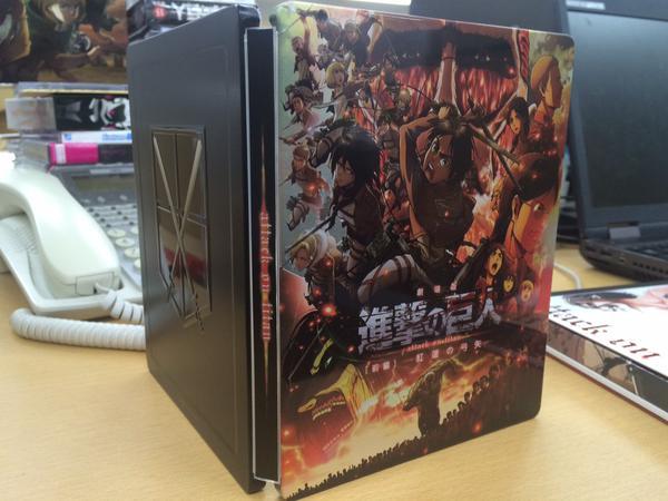 A more complete look at the DVD/Blu-Ray packaging (Outer box + &ldquo;Steel Book&rdquo;)