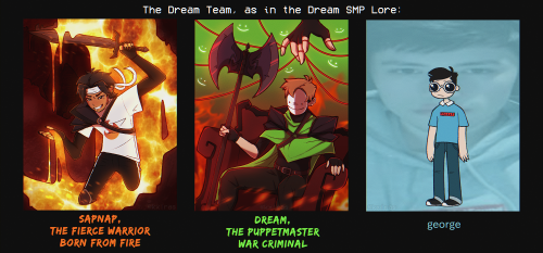 The Dream Team, as in Dream SMP lore.