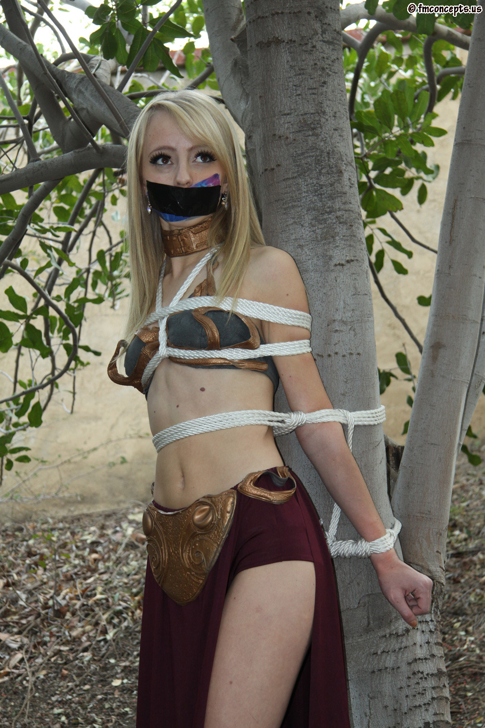 costumegirlsinbondage: Who in the galaxy will save the princess?  