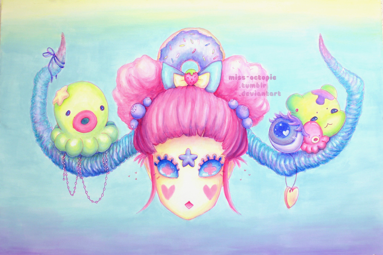 miss-octopie:  ♥ Octopie Acrylic compilation ♥ Most are available as prints