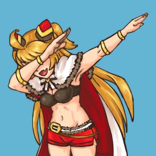 Ezelith from Dragalia Lost dabbing.Throwing in transparent version too!