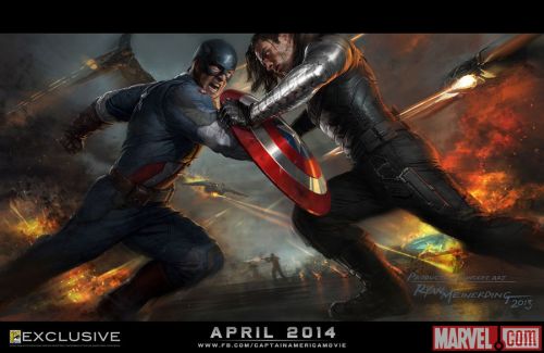 marvelentertainment:  Check out two new pieces of concept art for Marvel’s Thor: The Dark World and Marvel’s Captain America: The Winter Soldier, available as free posters at San Diego Comic-Con!