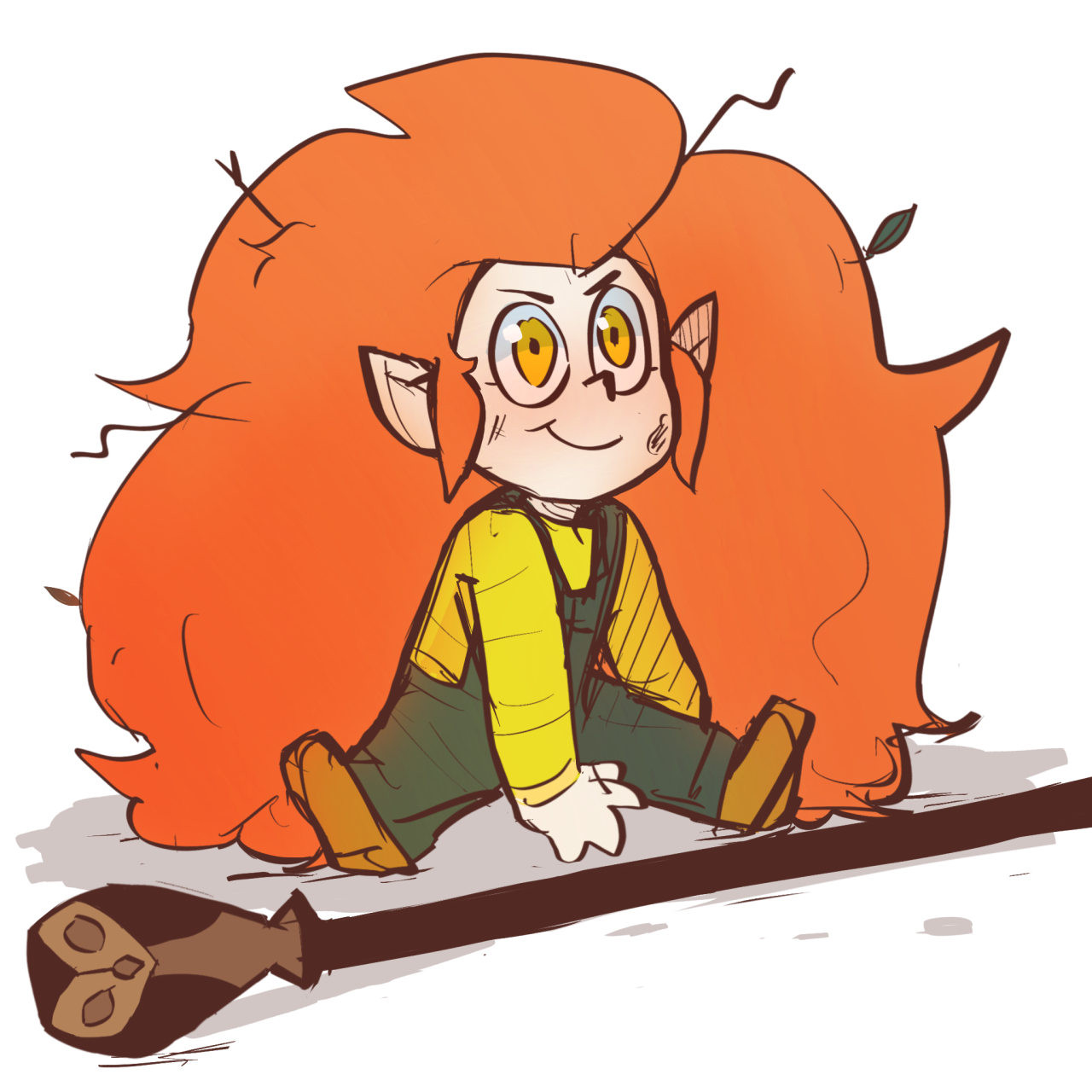 Sharing The Owl House fanart — festrsalt: Baby Eda is probably like 60%  hair and