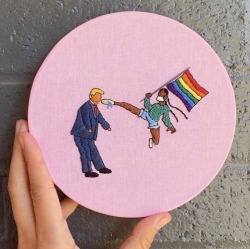 junk-drop:Instagram post via @Feminist//  Artist @craftmadegoods 💕