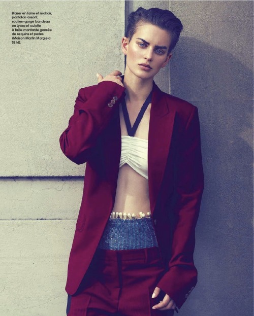 electriccloset:ellinore erichsen by rene & radka for marie claire france march 2014  