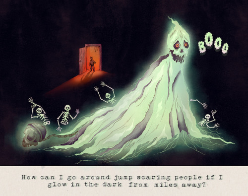 lepixma:Poor ghost who can’t play hide and seek…