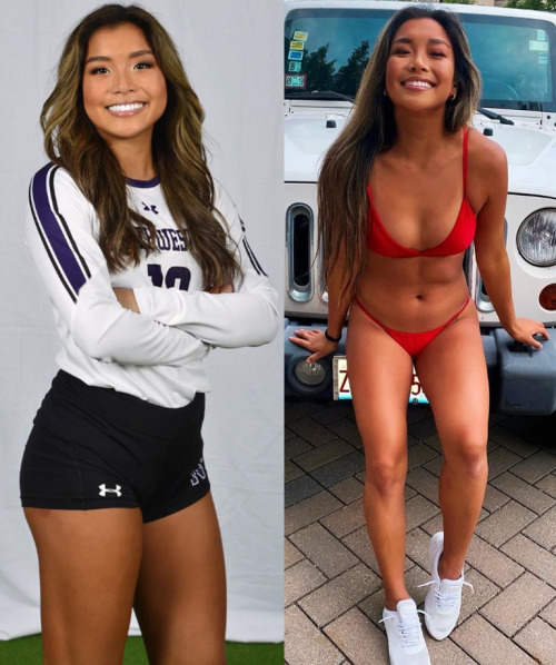 Northwestern University volleyball player