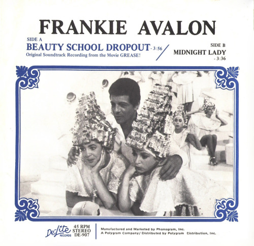 Frankie Avalon “Beauty School Dropout” b/w “Midnight Lady”