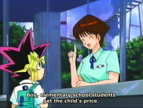 theabcsofjustice:  tumblingredpanda:  gamesetomatch:  theabcsofjustice:Don’t worry, Yugi, you’ll hit that growth spurt one day.  isn’t that his mom  Wait, do u ever get to see his parents? After like 6 fucking seasons? Only grandpa? Do they ever