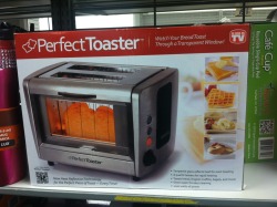 strangelypensieve:  trouserweasel:  trouserweasel:  LOOK THEY ACTUALLY DO HAVE TOASTERS WITH LITTLE WINDOWS SO YOU CAN WATCH YOUR FOOD GET TOASTED  it looks like toast jail  They’ve been taken into crustody… 