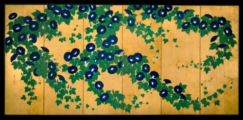 Morning Glories by Suzuki Kiitsu | 1796–1858&ldquo;Modern Art&rdquo; of 19th Century by a Japanese R