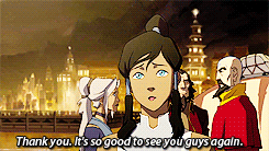 ohmykorra:Korrasami + supporting each other.