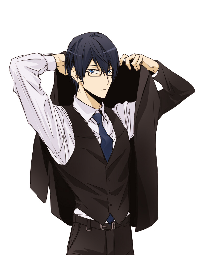 free-obsessed:  Suits and glasses by messmatics (Pixiv Artist ID: 687014) 