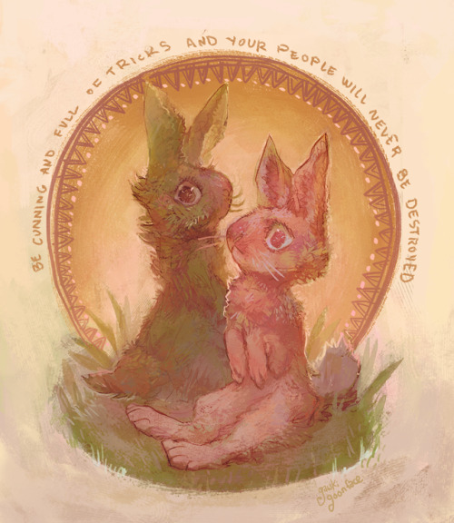 gawki: Some buns on the run! Collab with the neato @jonasgoonface