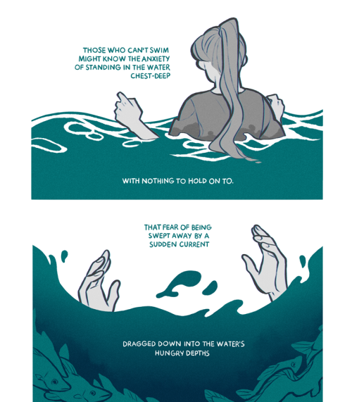 sadfishkid:journal comics#5 green undertow