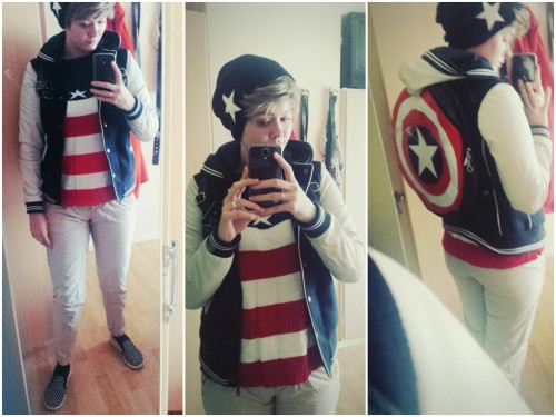 porcelainrice:I took ‘Murrica to a new level.FREEDOM!-GETS BEATEN UP-Cosplay page.