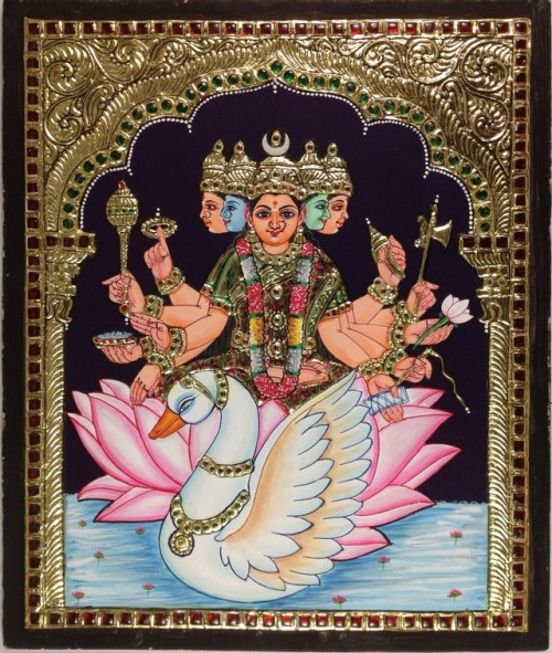 Gayatri Devi, Tanjore painting
