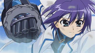 fusionmix:  Subaru Nakajima and Revolver Knuckle - Magical Girl Lyrical Nanoha