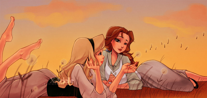 liquorinthefront:  These are so great! How awesome would a queer Disney movie be?!