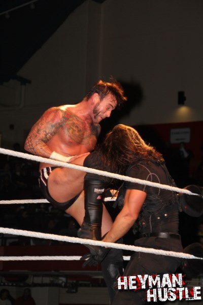 thepunknation:  WWE White Plains Sunday Jan 12, 2014 CM Punk vs The Shield (Heyman Hustle Exclusive Photos)