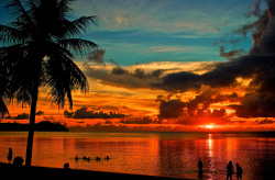 suitsandsuccess:  Sunset in Guam. 