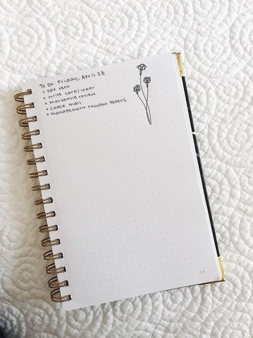 [ april 28 2017 ] loving this dotted notebook i got from tj maxx! i’m currently using it as my