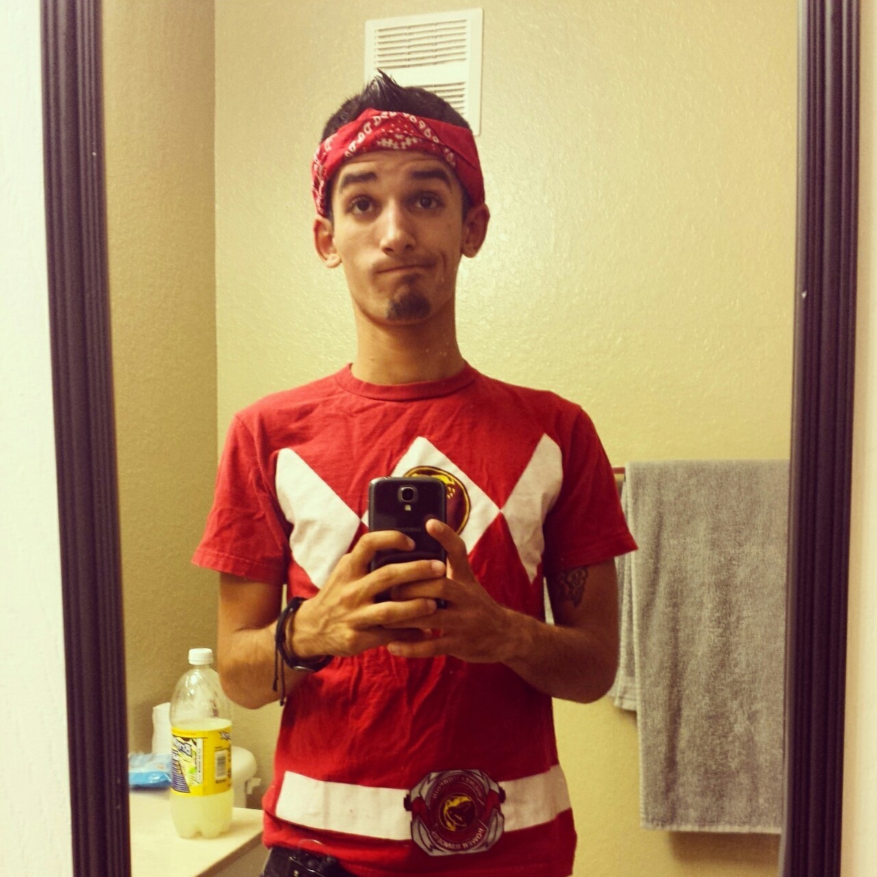 aidoneous:  So I was hipster Red Ranger for a costume party this past Friday 
