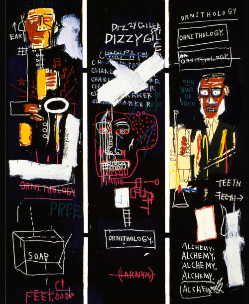 retroavangarda:Jean-Michel Basquiat – Horn Players, 1983