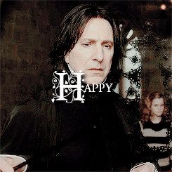 prismxbullet-deactivated2020061: Happy Birthday, Severus Snape! (January 9th 1960)