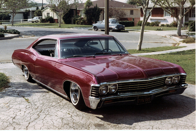 Lowrider cars and girls