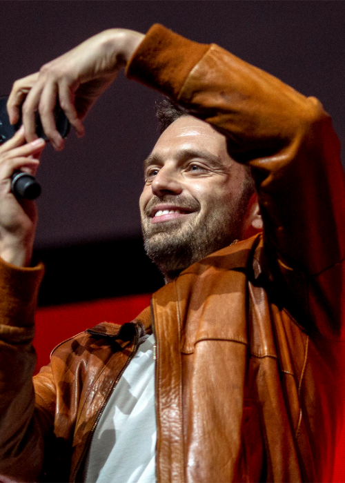 sebastiansource: SEBASTIAN STANMarvel Panel CCXP Brazil 2018