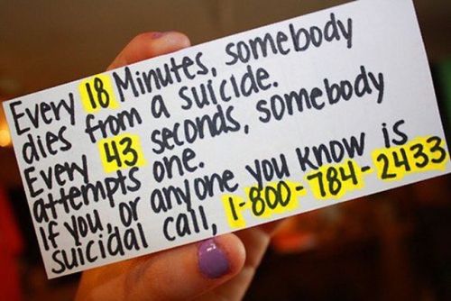 itskaitiecali:  Im not going to say a lot in this post because I’ll break down.  But please if you ever think you’re alone you aren’t!! You are beautiful!! You’re worth so much more then feeling alone. And it’s sad that we only have one day
