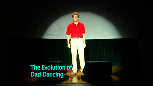 latenightjimmy:  budegasocial:  Jimmy Fallon - The Evolution of Dad Dancing (x)  Now even MORE relevant!  