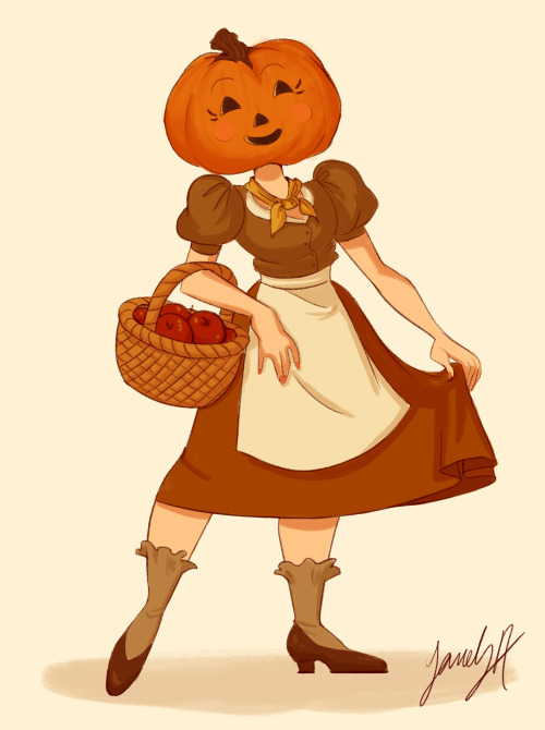 A Country Bumpkin Pumpkin (Inspired by Pottsfield from OtGW and a recent  Rachel Maksy video) Instag