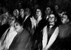 runawaydevill:“The Audience” (1991) by James Hoff