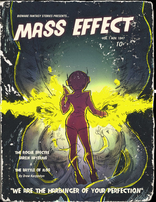 XXX nerdsandgamersftw:  Pulp Novel: Mass Effect“A photo