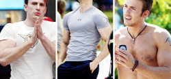 lindseymorqan: chris evans   arms → suggested by murphhys  He&rsquo;s so fucking cute! #ThatBody