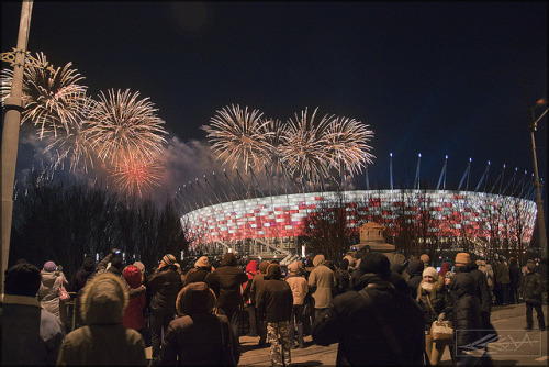 stadium-love-:  Pride of Poland by Ceglak Kazimierz Górski National Stadium in Warsaw, Poland